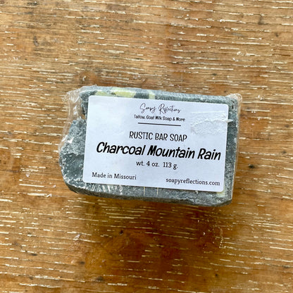 Charcoal Mountain Rain Bar Soap