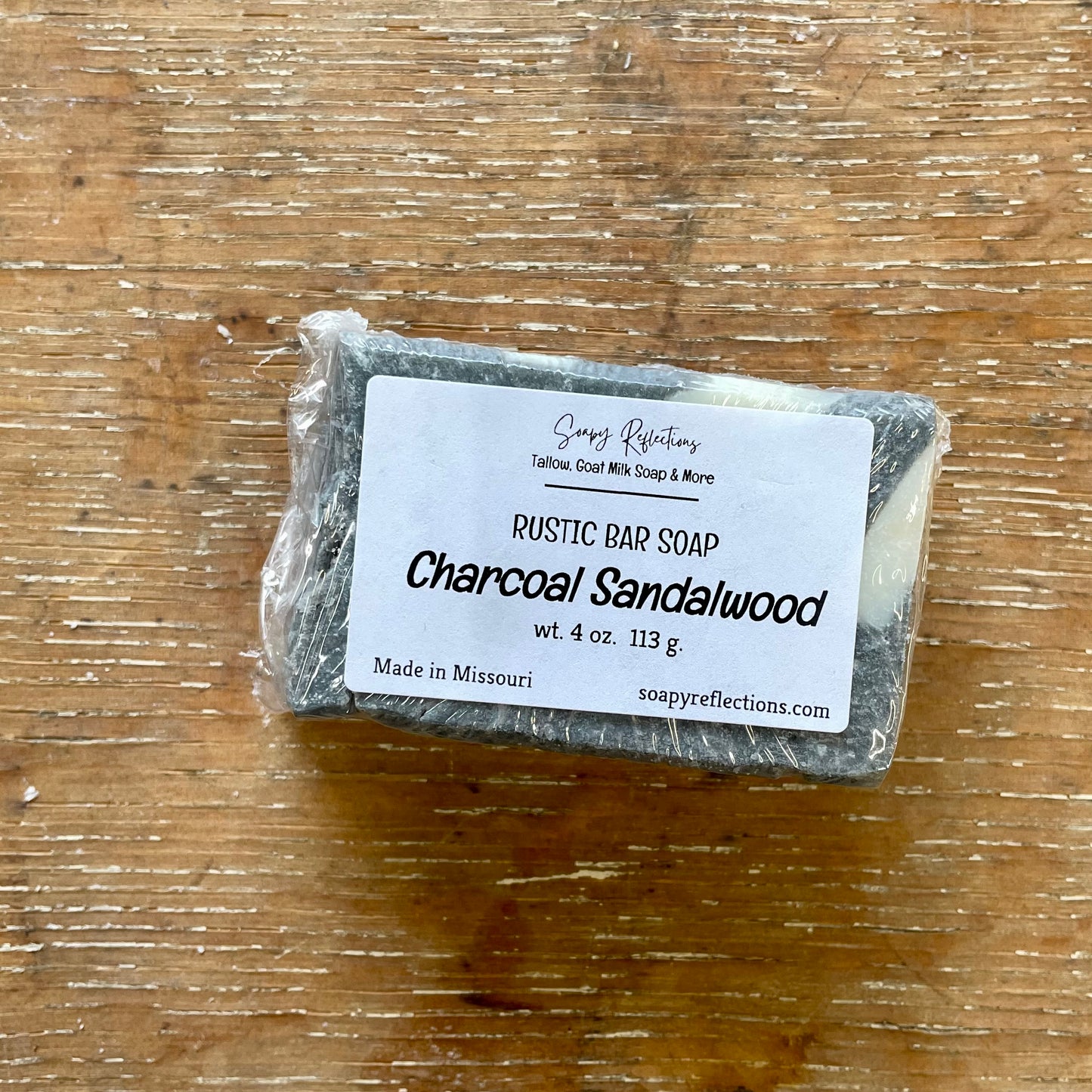 Charcoal Sandalwood Bar Soap